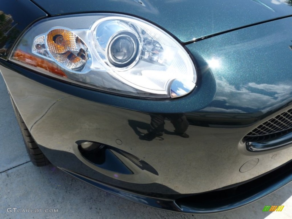 2009 XK XK8 Convertible - Botanical Green / Caramel photo #15