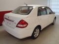 2008 Fresh Powder White Nissan Versa 1.8 SL Sedan  photo #5