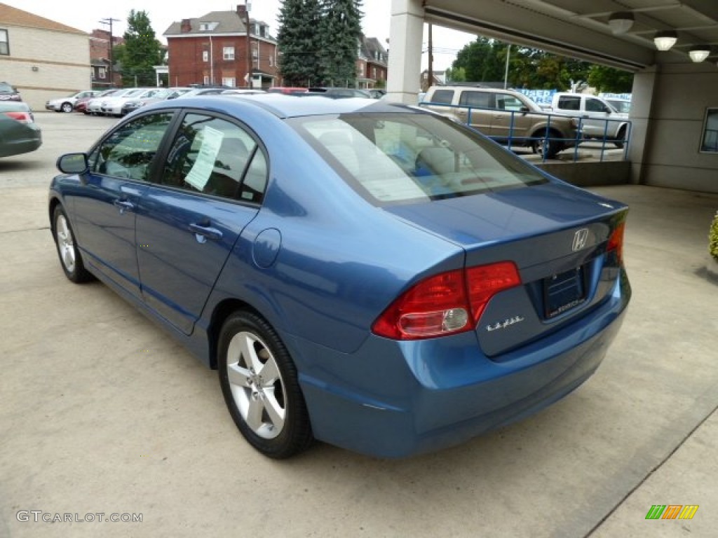 Atomic Blue Metallic 2008 Honda Civic EX Sedan Exterior Photo #53867674