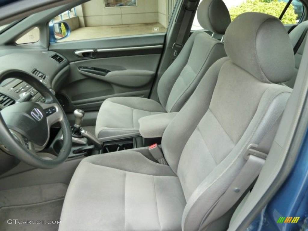 Gray Interior 2008 Honda Civic EX Sedan Photo #53867719