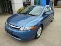 Atomic Blue Metallic 2008 Honda Civic EX Sedan Exterior