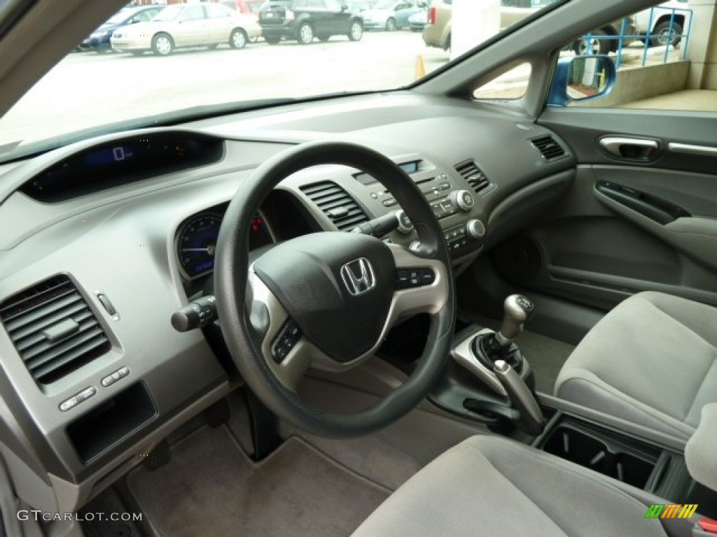 Gray Interior 2008 Honda Civic EX Sedan Photo #53867803