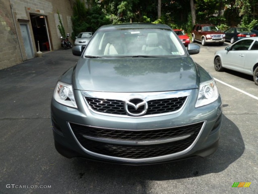 2011 CX-9 Touring AWD - Dolphin Gray Mica / Sand photo #7