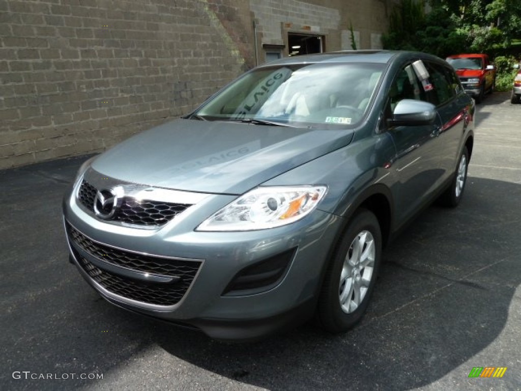 2011 CX-9 Touring AWD - Dolphin Gray Mica / Sand photo #8