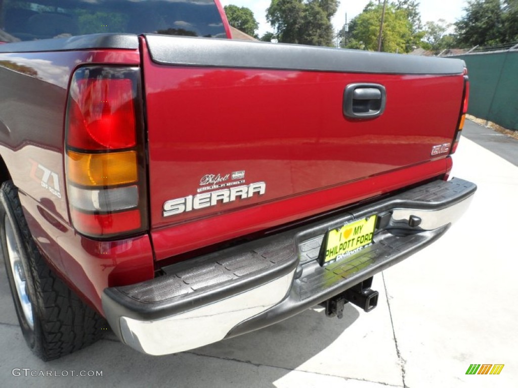 2006 Sierra 1500 SLE Extended Cab 4x4 - Sport Red Metallic / Neutral photo #20