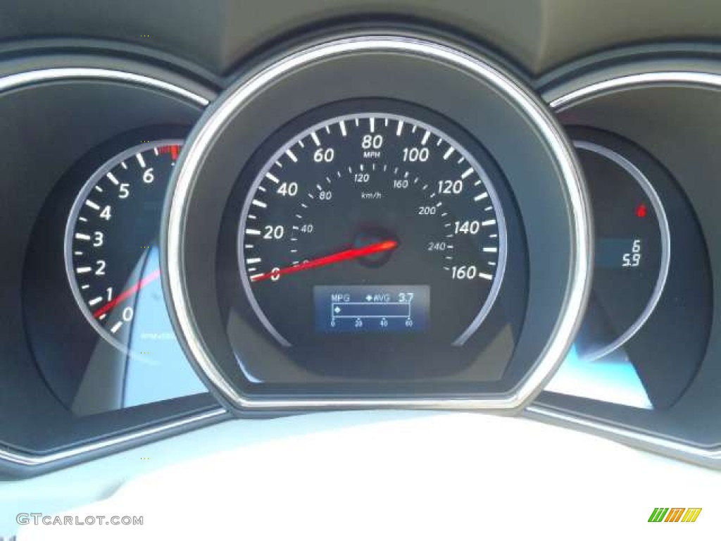 2011 Nissan Murano CrossCabriolet AWD Gauges Photo #53869630