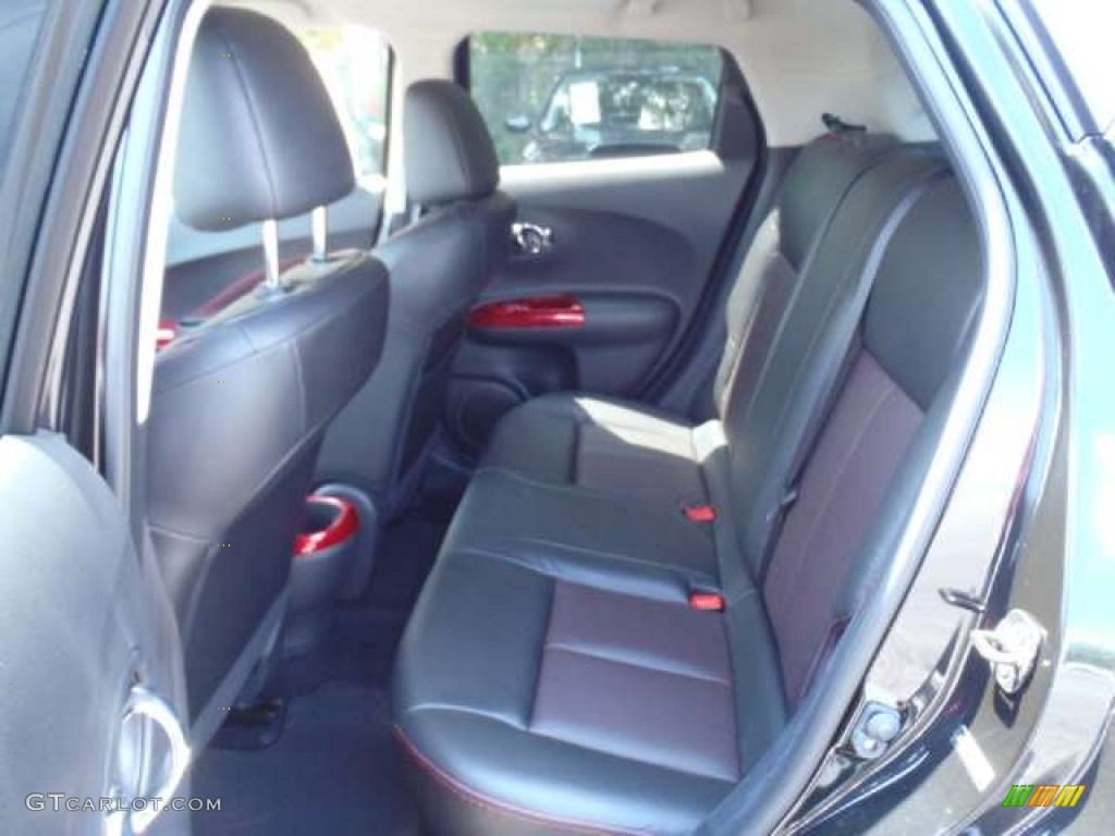 Black/Red w/Red Trim Interior 2011 Nissan Juke SL Photo #53869795