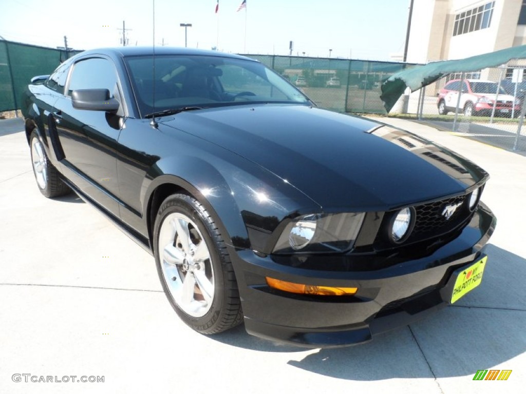 2008 Mustang GT/CS California Special Coupe - Black / Charcoal Black/Dove photo #1