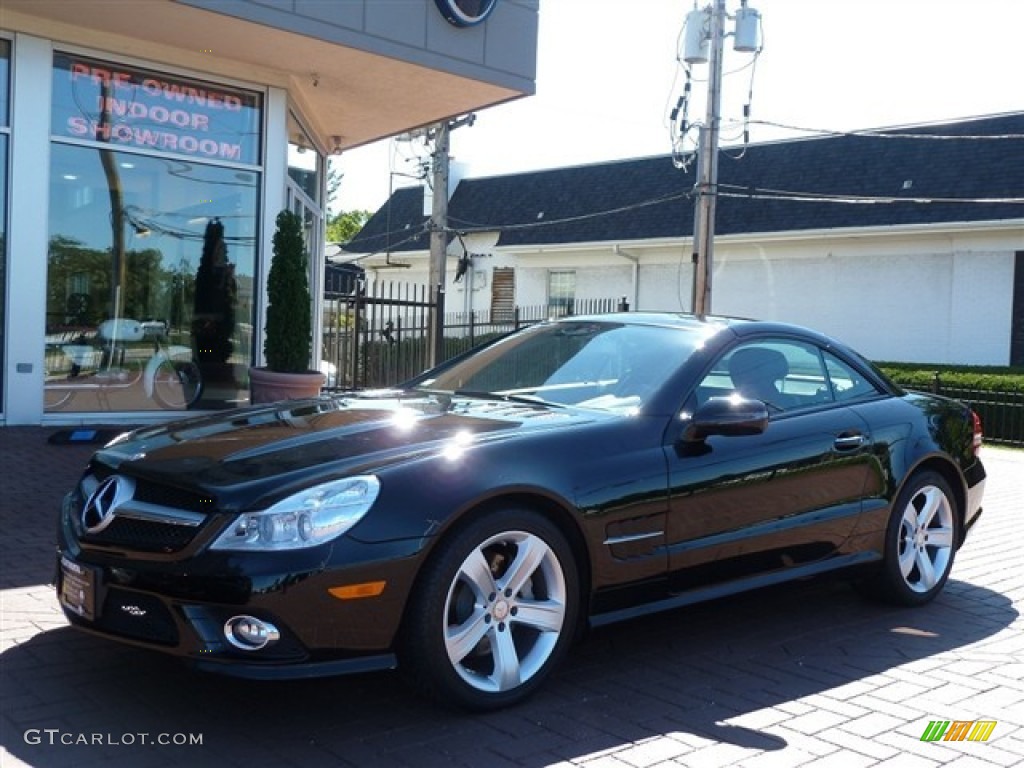 Black 2009 Mercedes-Benz SL 550 Roadster Exterior Photo #53871532