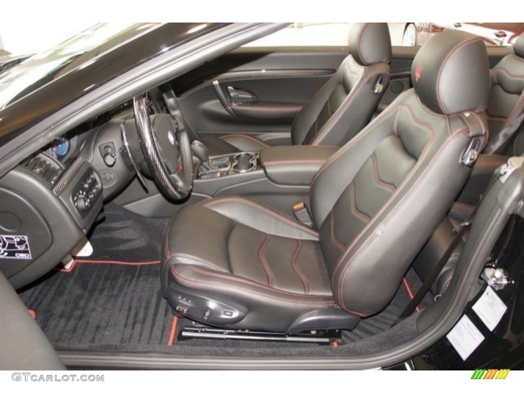 Nero Interior 2012 Maserati GranTurismo Convertible GranCabrio Sport Photo #53872045
