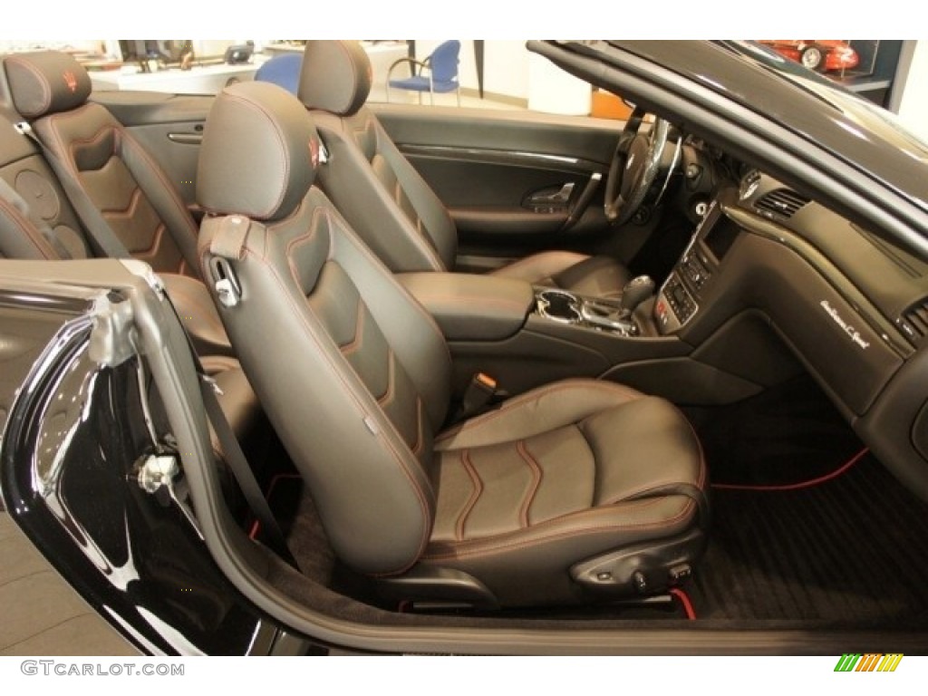 Nero Interior 2012 Maserati GranTurismo Convertible GranCabrio Sport Photo #53872159