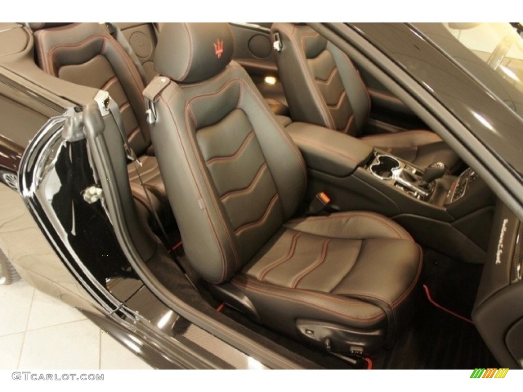 Nero Interior 2012 Maserati GranTurismo Convertible GranCabrio Sport Photo #53872168