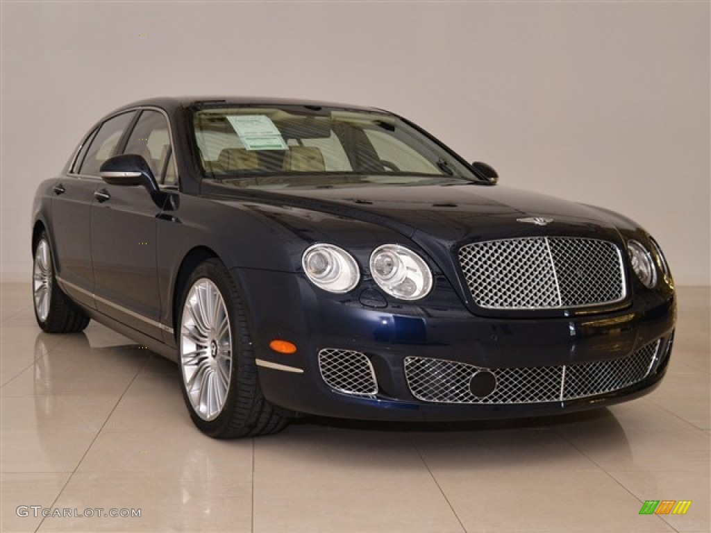 Dark Sapphire 2012 Bentley Continental Flying Spur Speed Exterior Photo #53872450