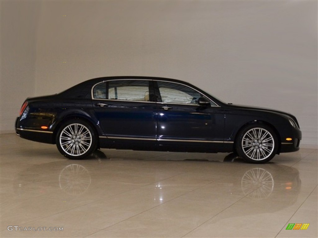 Dark Sapphire 2012 Bentley Continental Flying Spur Speed Exterior Photo #53872492