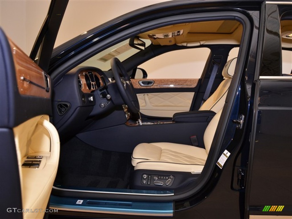 Magnolia/Imperial Blue Interior 2012 Bentley Continental Flying Spur Speed Photo #53872528