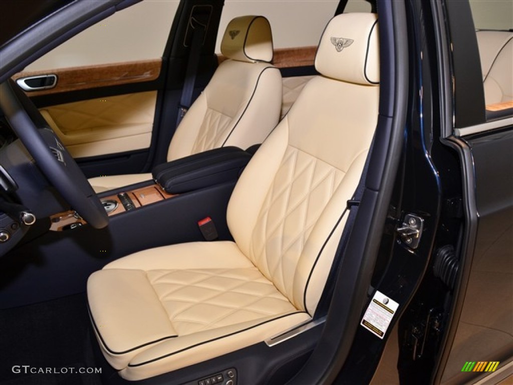 Magnolia/Imperial Blue Interior 2012 Bentley Continental Flying Spur Speed Photo #53872540