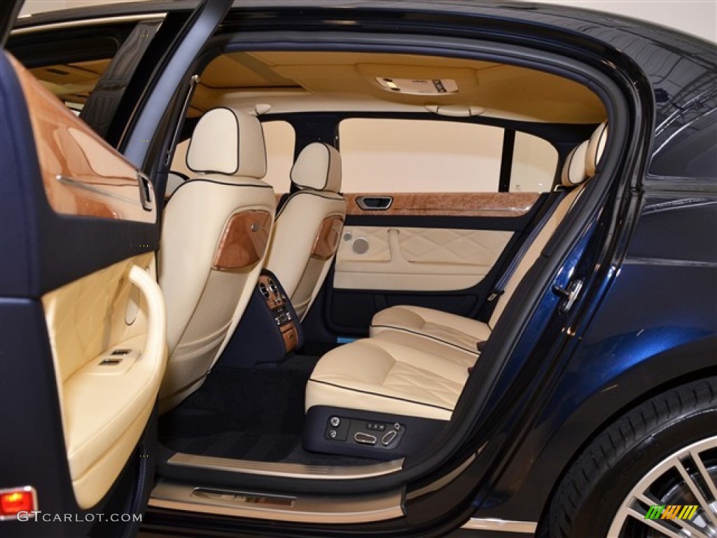 Magnolia/Imperial Blue Interior 2012 Bentley Continental Flying Spur Speed Photo #53872567