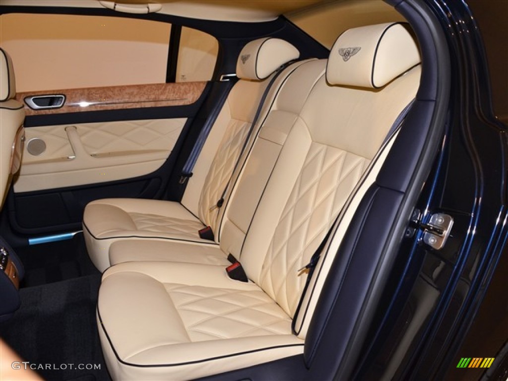 Magnolia/Imperial Blue Interior 2012 Bentley Continental Flying Spur Speed Photo #53872579