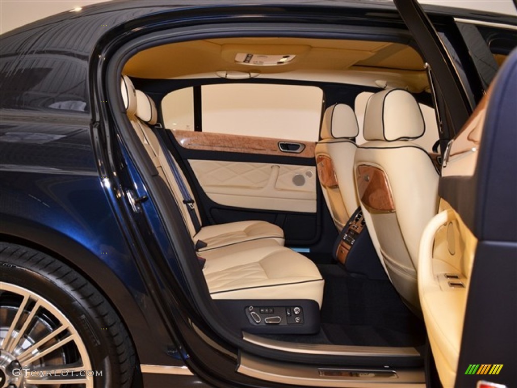 Magnolia/Imperial Blue Interior 2012 Bentley Continental Flying Spur Speed Photo #53872588