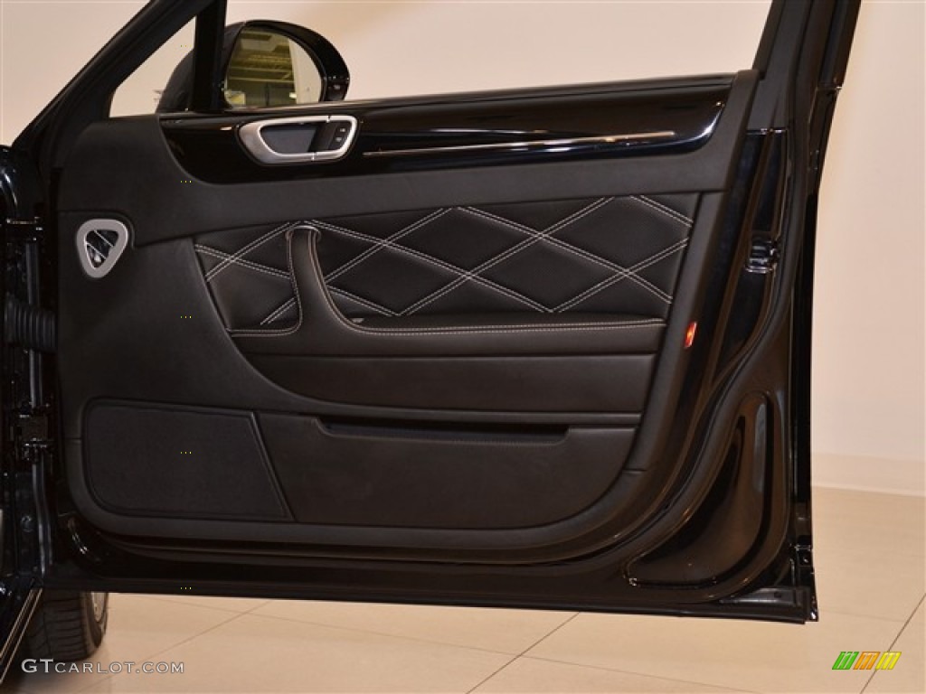 2011 Bentley Continental Flying Spur Speed Beluga Door Panel Photo #53872861
