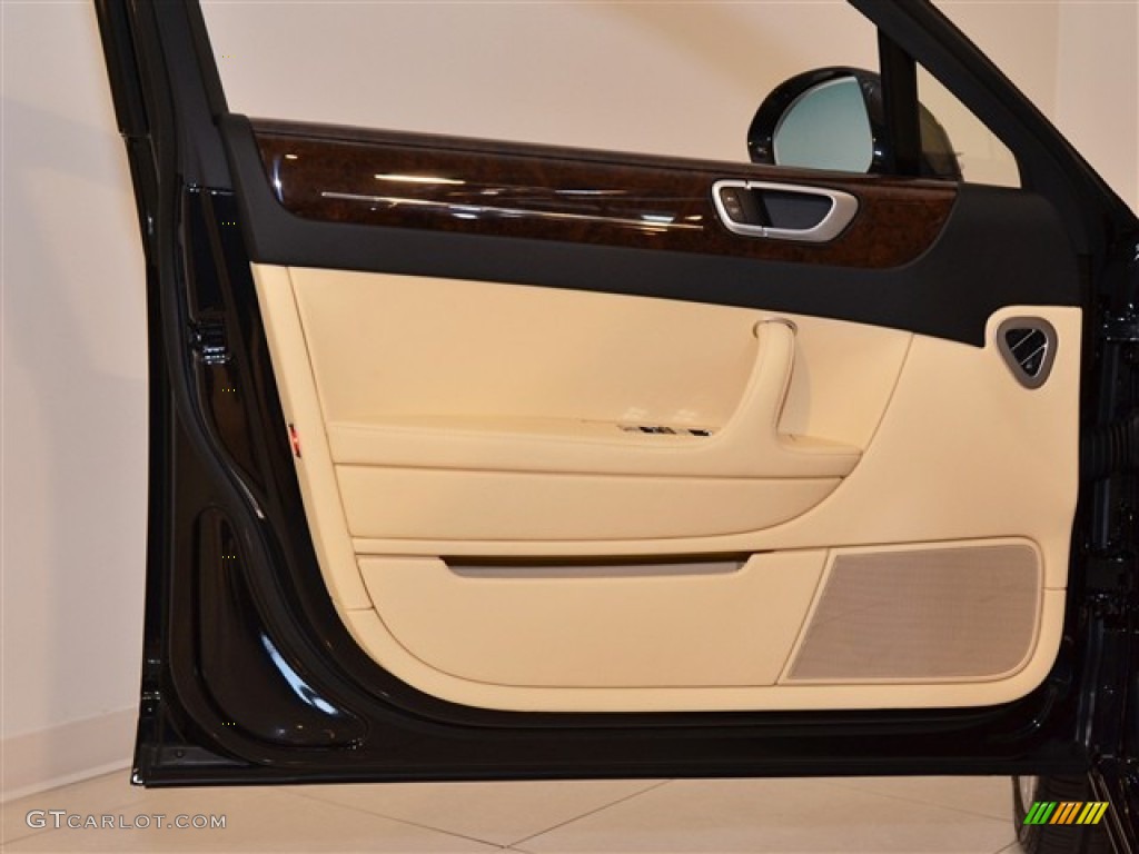 2012 Bentley Continental Flying Spur Standard Continental Flying Spur Model Magnolia/Beluga Door Panel Photo #53873103