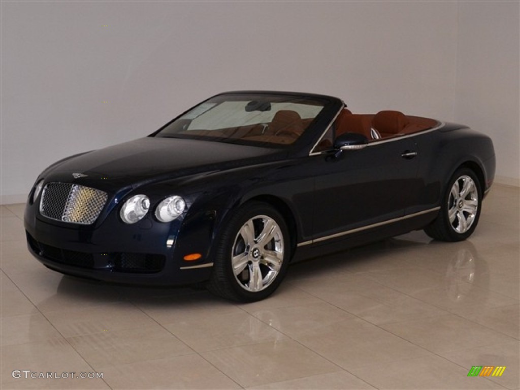 2008 Continental GTC  - Dark Sapphire / Saddle photo #1