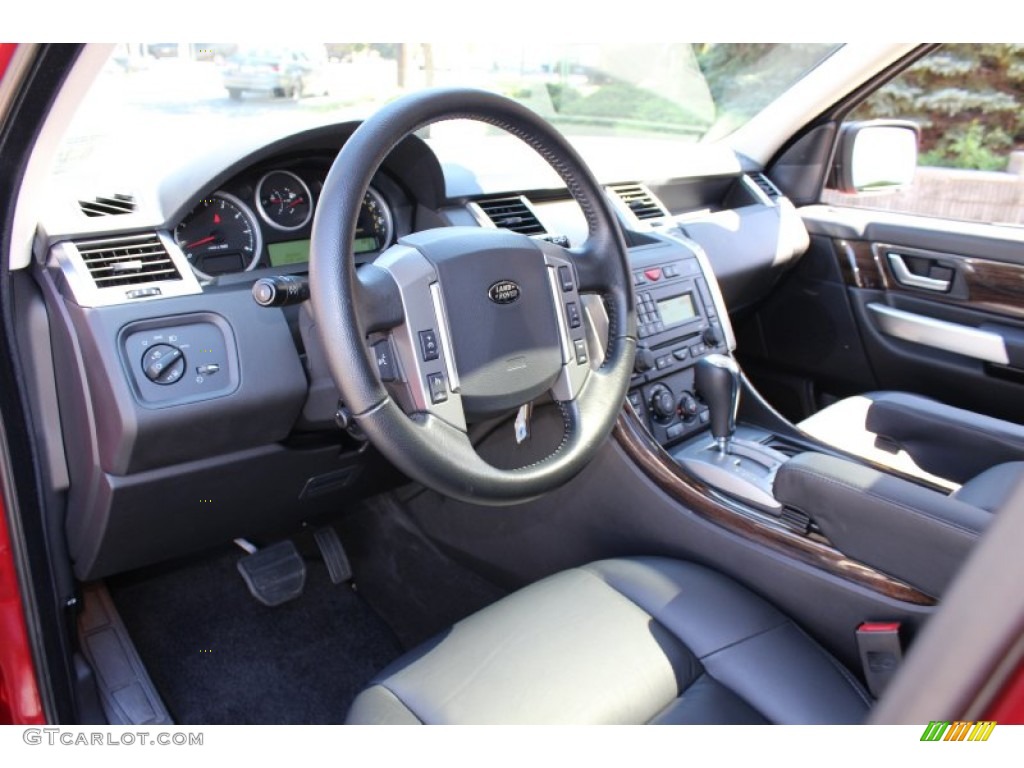 Ebony/Ebony Interior 2009 Land Rover Range Rover Sport Supercharged Photo #53873501