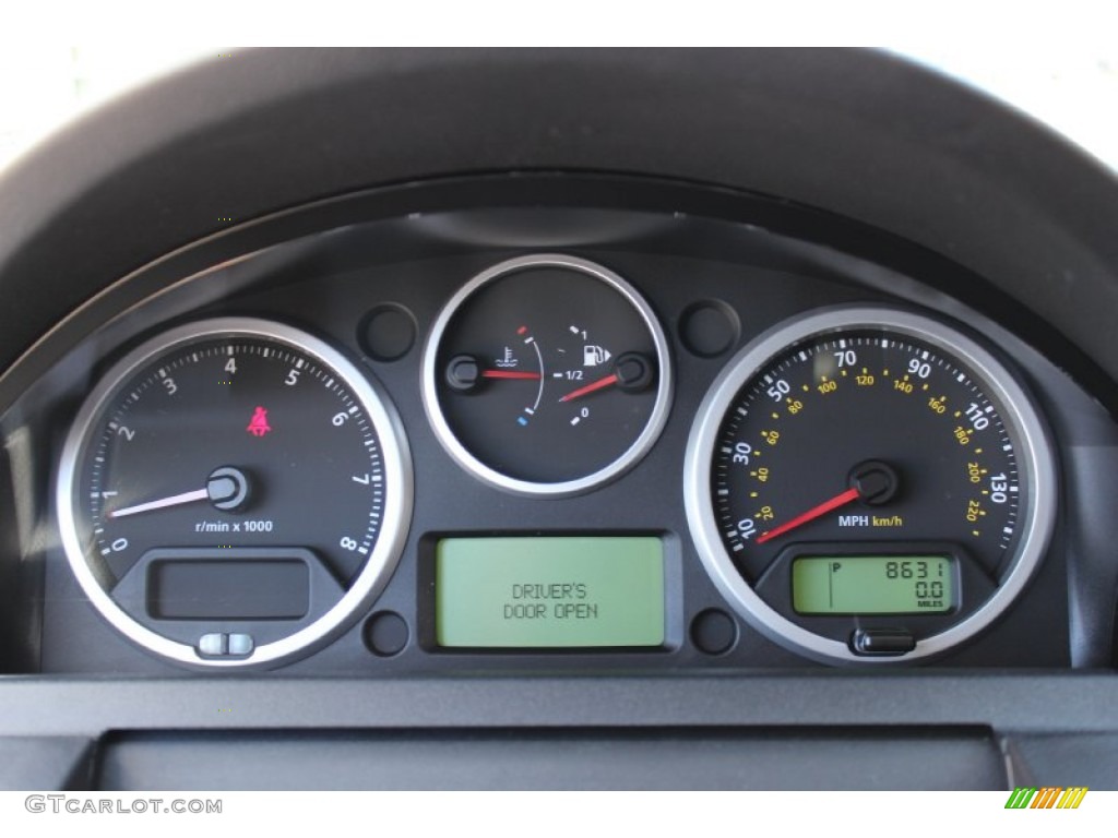 2009 Land Rover Range Rover Sport Supercharged Gauges Photo #53873561
