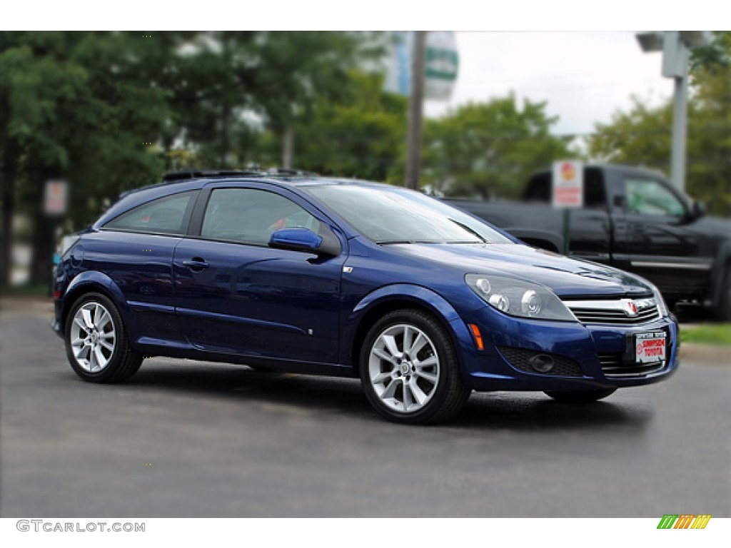 2008 Astra XR Coupe - Twilight Blue / Charcoal photo #2