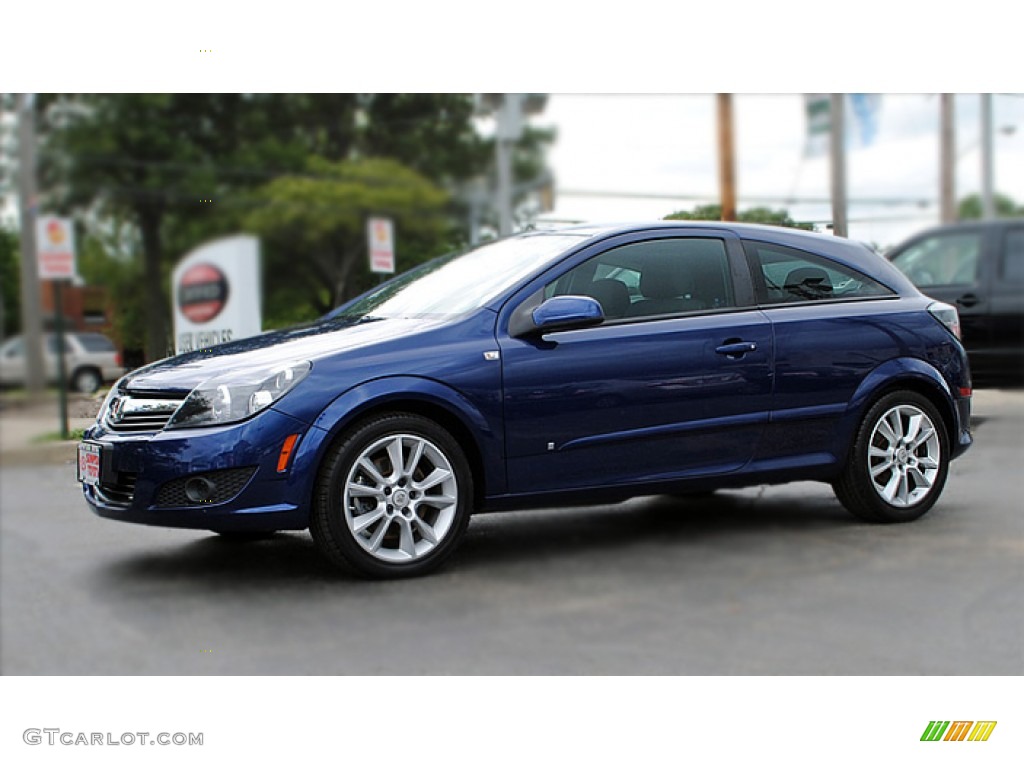 2008 Astra XR Coupe - Twilight Blue / Charcoal photo #4