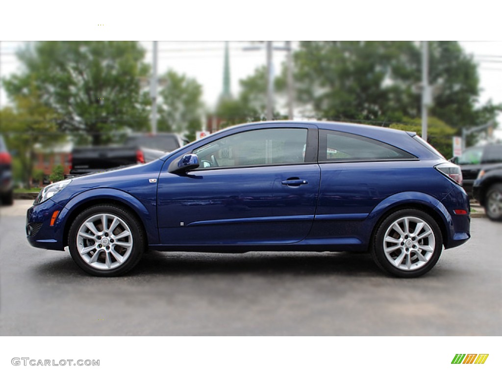 2008 Astra XR Coupe - Twilight Blue / Charcoal photo #5