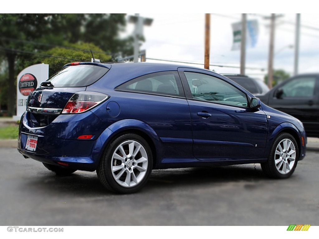 2008 Astra XR Coupe - Twilight Blue / Charcoal photo #8