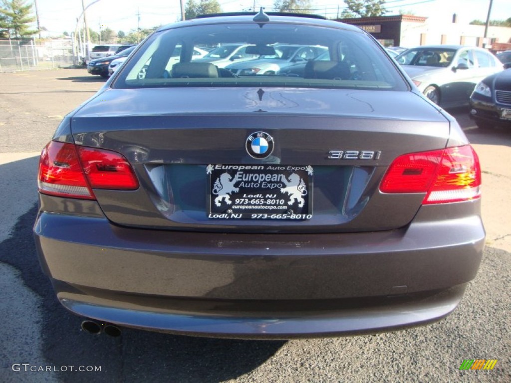 2008 3 Series 328i Coupe - Sparkling Graphite Metallic / Black photo #10