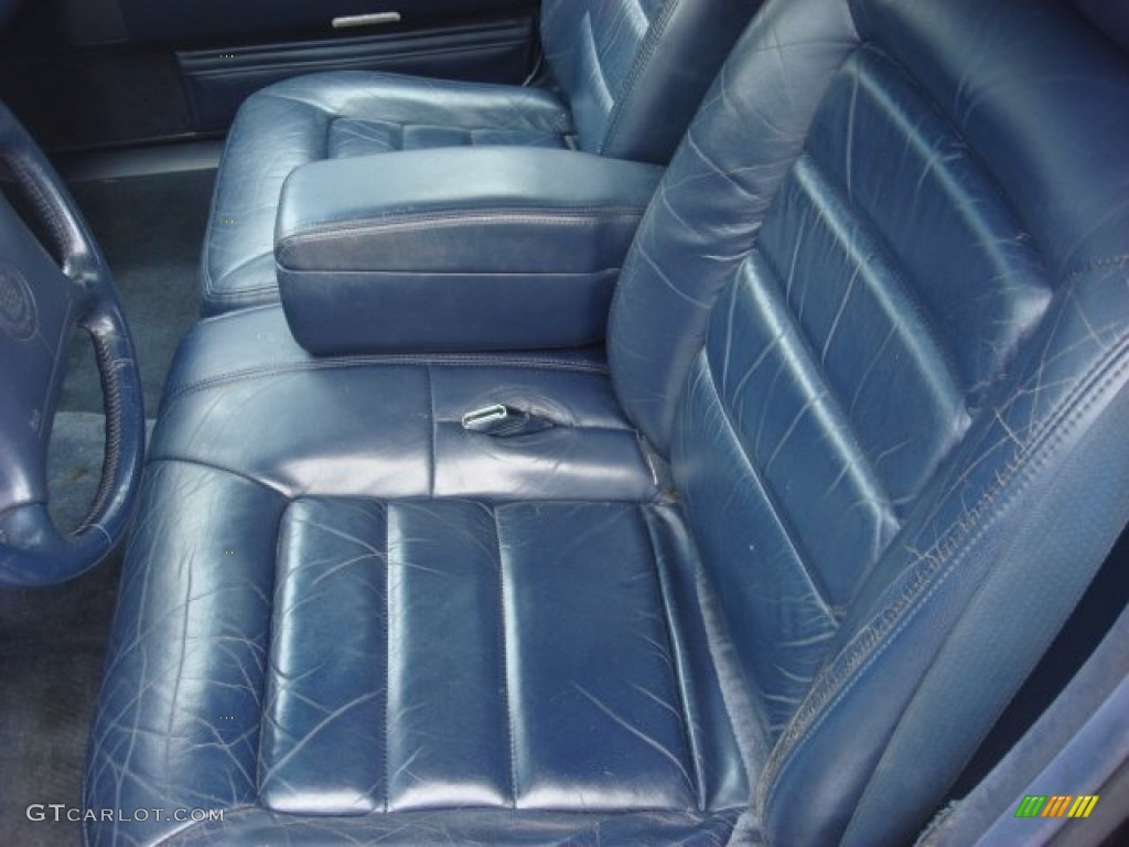 1996 DeVille Sedan - Dark Adriatic Blue Metallic / Blue photo #6