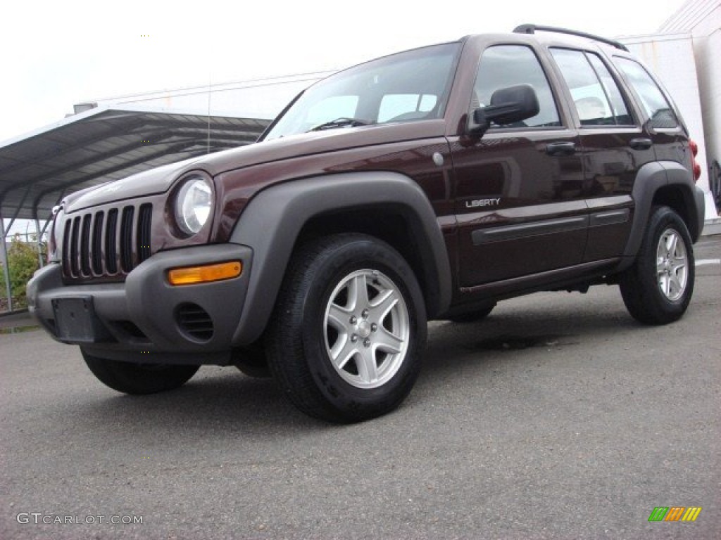 Deep Molten Red Pearl Jeep Liberty