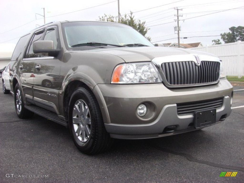 2003 Navigator Luxury 4x4 - Mineral Grey Metallic / Light Parchment photo #1