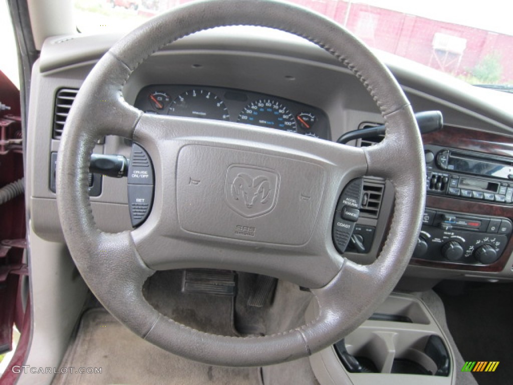 2001 Durango SLT 4x4 - Dark Garnet Red Pearl / Dark Slate Gray photo #2