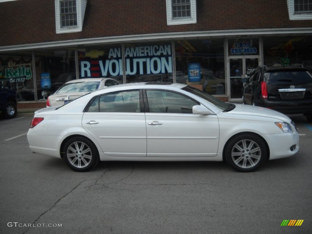 2009 Avalon Limited - Blizzard White Pearl / Ivory photo #2