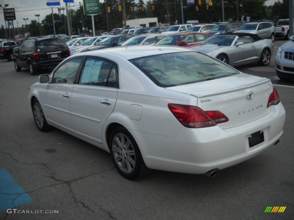 2009 Avalon Limited - Blizzard White Pearl / Ivory photo #5