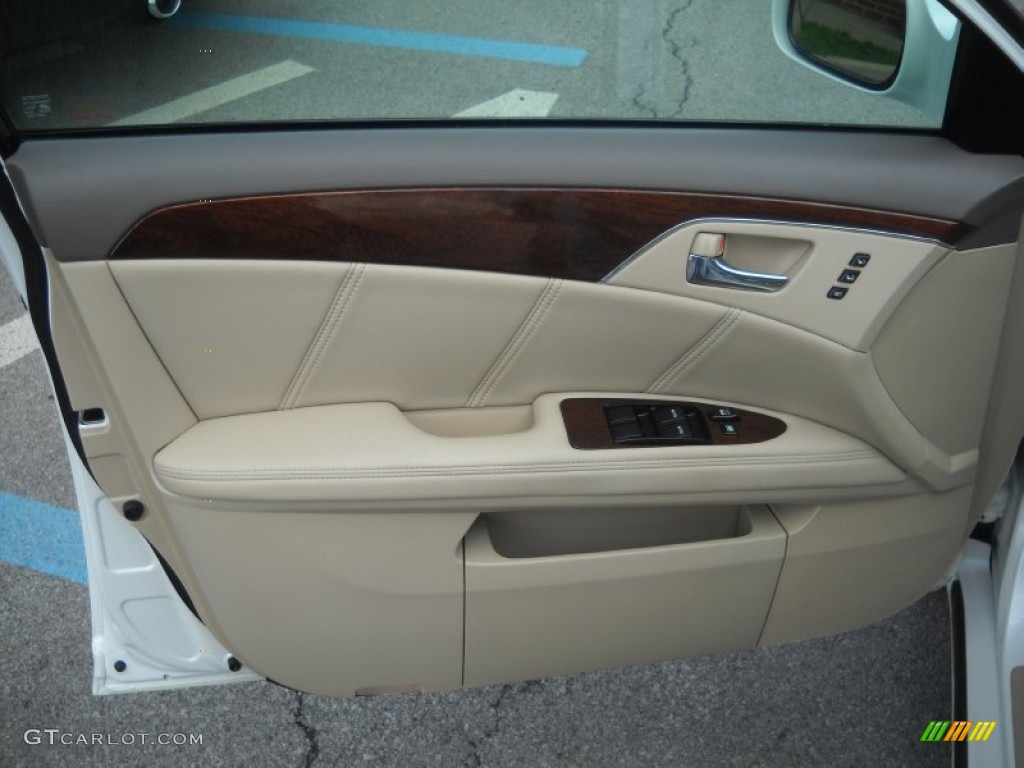 2009 Avalon Limited - Blizzard White Pearl / Ivory photo #8