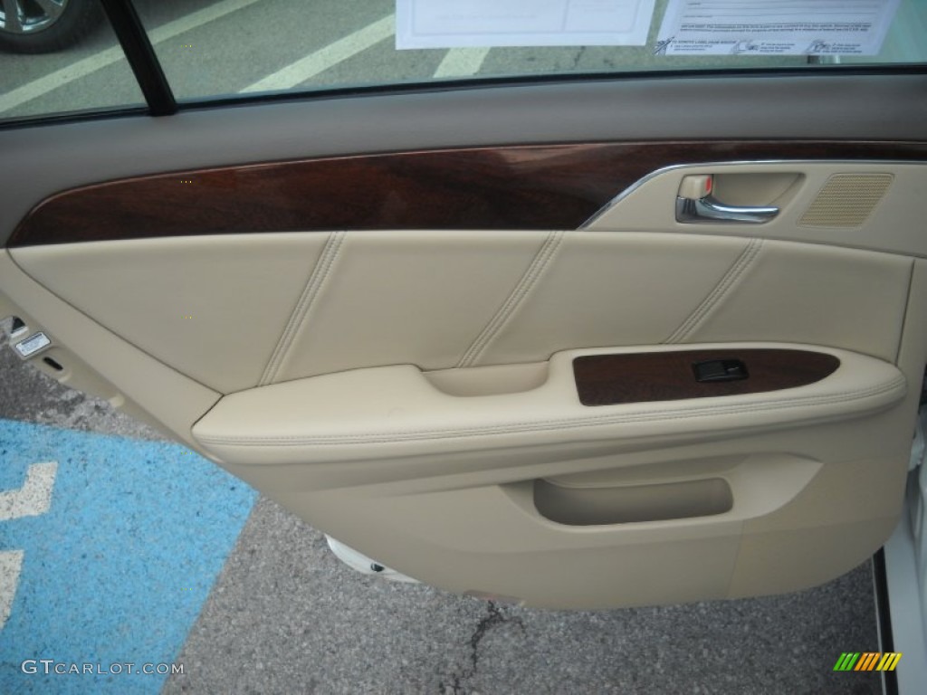2009 Avalon Limited - Blizzard White Pearl / Ivory photo #12