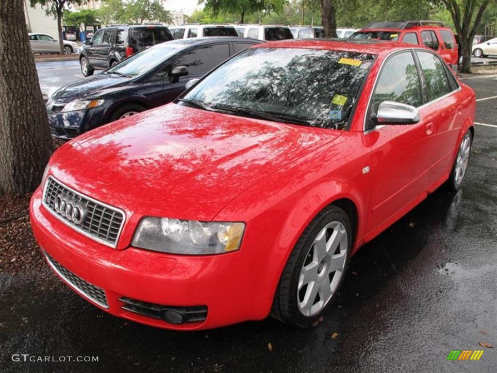 Brilliant Red 2005 Audi S4 4.2 quattro Sedan Exterior Photo #53881490