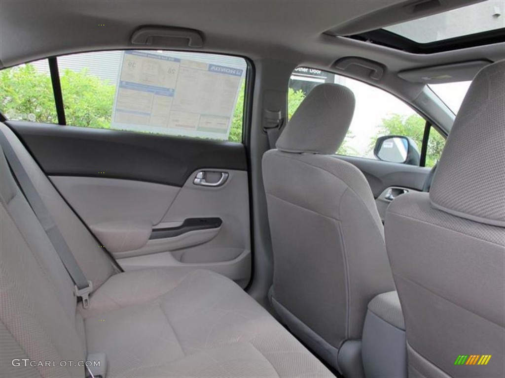Gray Interior 2012 Honda Civic EX Sedan Photo #53881557
