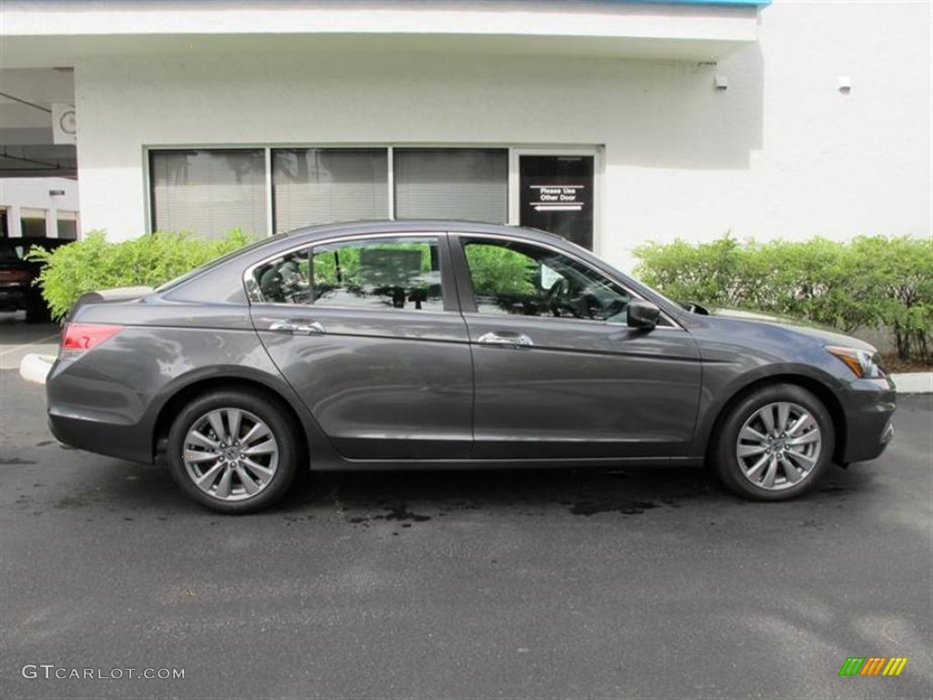 Polished Metal Metallic 2012 Honda Accord EX-L V6 Sedan Exterior Photo #53881775