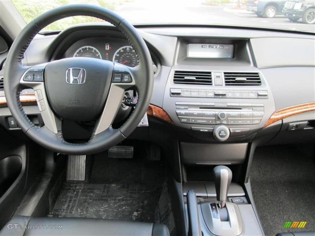 2012 Honda Accord EX-L V6 Sedan Black Dashboard Photo #53881889