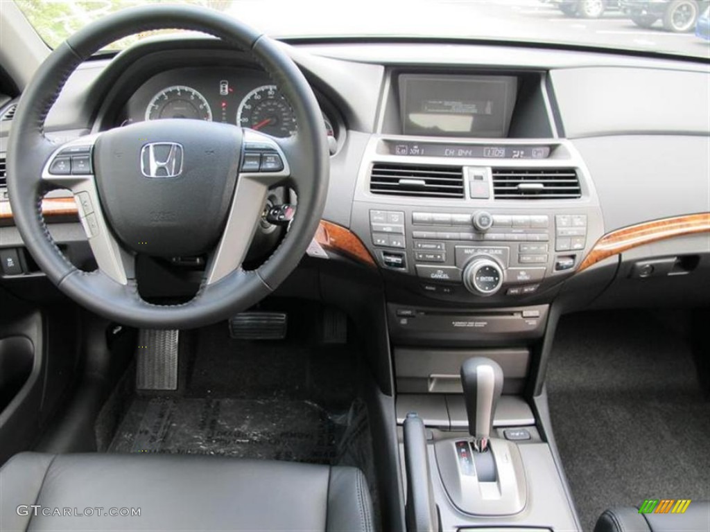 2012 Honda Accord EX-L V6 Sedan Black Dashboard Photo #53882064
