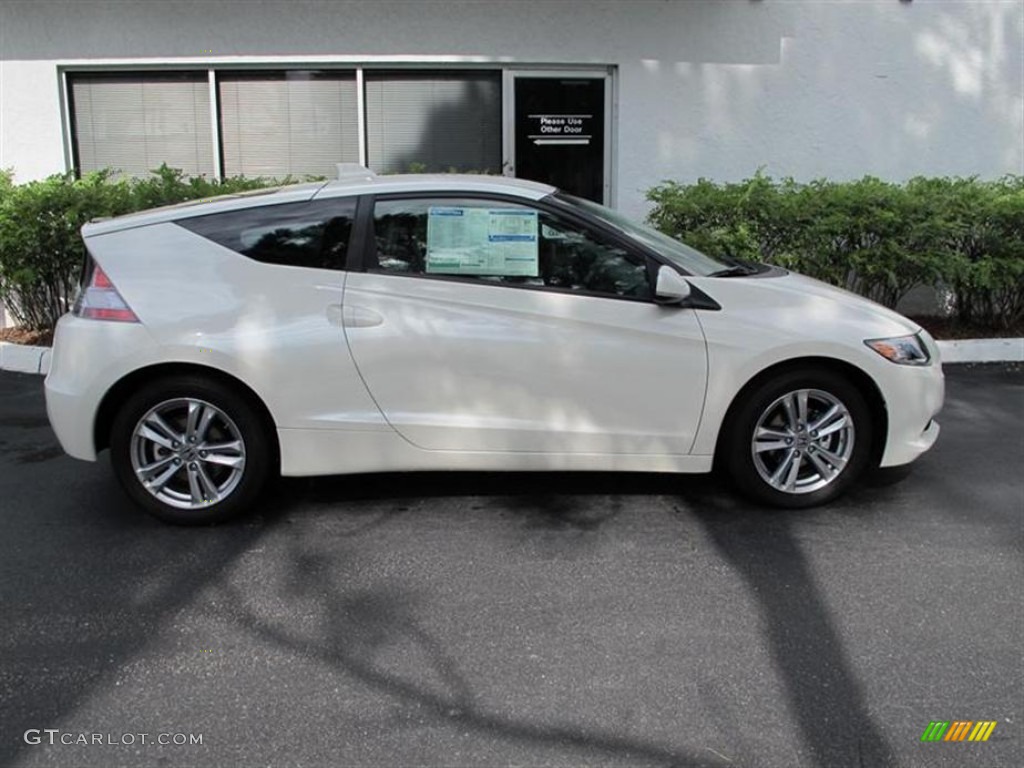 Premium White Pearl 2011 Honda CR-Z EX Navigation Sport Hybrid Exterior Photo #53882326