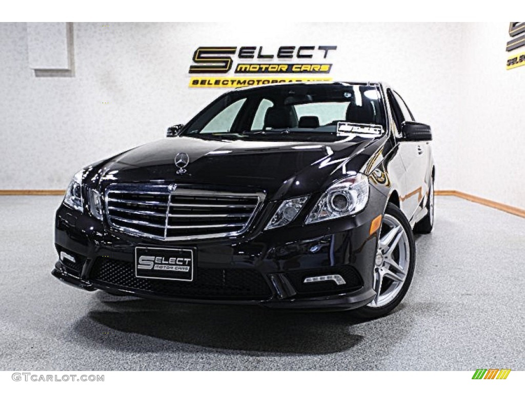 2011 E 550 4Matic Sedan - designo Mocha Black / Black photo #1