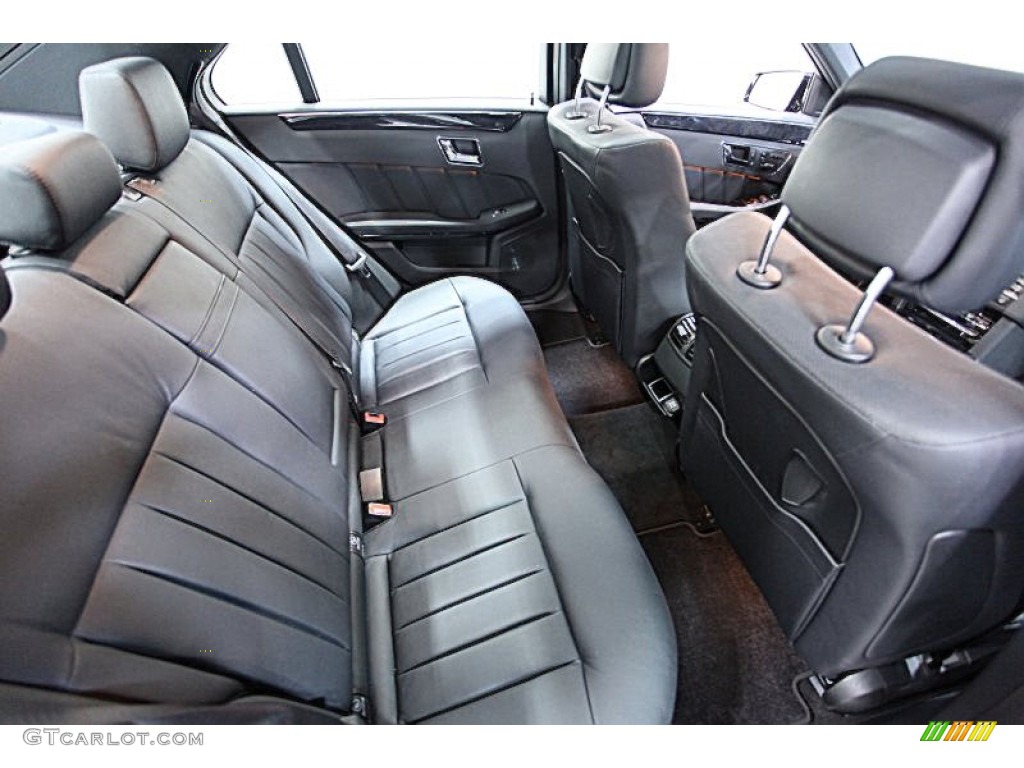 Black Interior 2011 Mercedes-Benz E 550 4Matic Sedan Photo #53883812