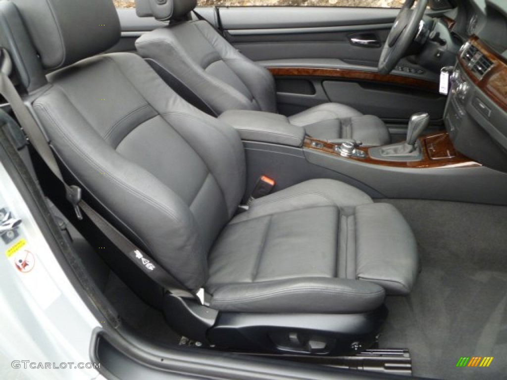 2009 3 Series 335i Convertible - Titanium Silver Metallic / Black photo #22